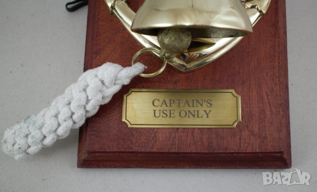 Камбана с котва от плътен месинг., снимка 3 - Колекции - 54003744