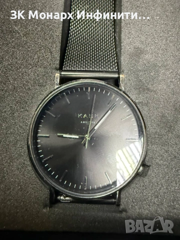 Мъжки часовник KANE SILVER STEEL MESH/+КУТИЯ ПЕРФЕКТЕН, снимка 7 - Мъжки - 54731063