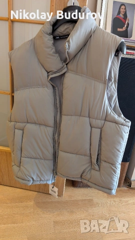 Два нови елека на Zara L&XL, снимка 4 - Якета - 54325825