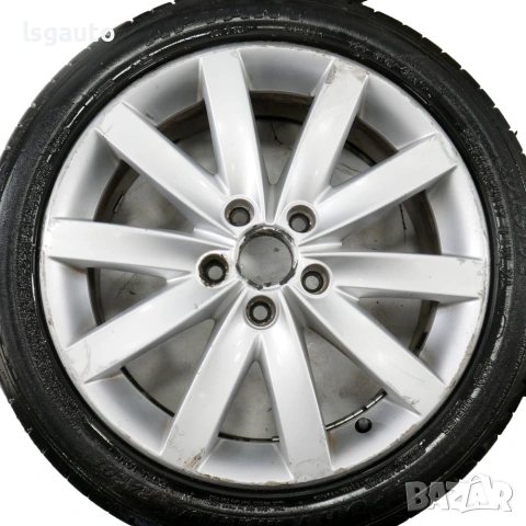 Алуминиеви джанти 5x112 с гуми R17 Volkswagen Golf VI ID: 162606 OEM 5K0601025F, снимка 5 - Гуми и джанти - 55229420