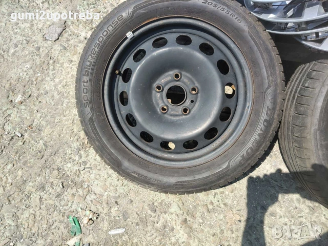16 джанти 5х112 VW Golf 5 6 7 - 6,5J et50 Оригинал 205/55/16 Dunlop, снимка 3 - Гуми и джанти - 54783708