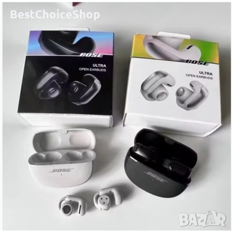 Безжични блутут слушалки със зареждащ кейс - Bose Open Earbuds Ultra, Wireless, Bluetooth , снимка 10 - Безжични слушалки - 55180275