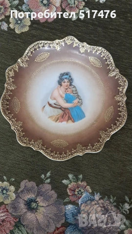 Декорирана чиния, снимка 2 - Колекции - 54399890