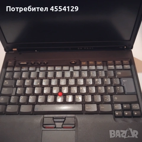 Работещ ThinkPad T43, снимка 2 - Лаптопи за работа - 54439880