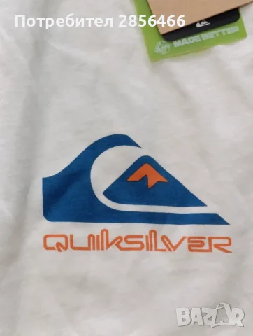 Мъжка тениска Quicksilver размер L, снимка 4 - Тениски - 55621430