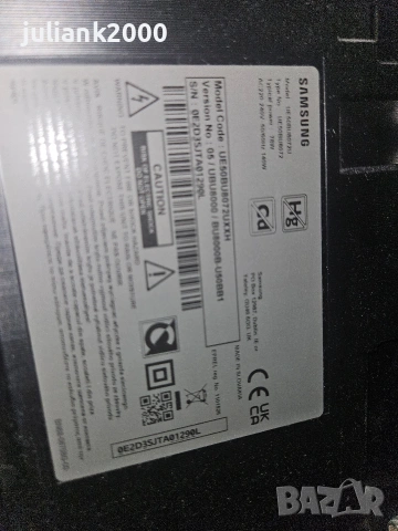 Samsung UE50BU8072UXXH - неработеща матрица, снимка 2 - Телевизори - 54572105