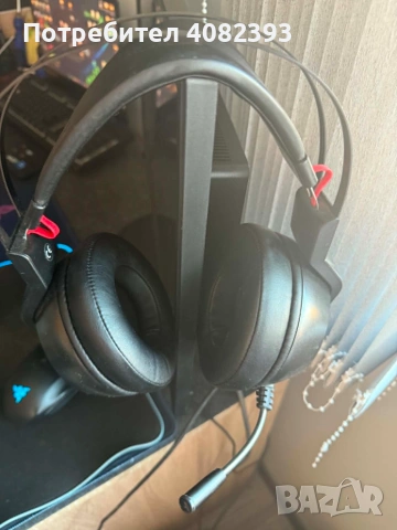White Shark Caracal GH-1949 Gaming Headset – почти нови! Червен LED, снимка 3 - Слушалки и портативни колонки - 55017054