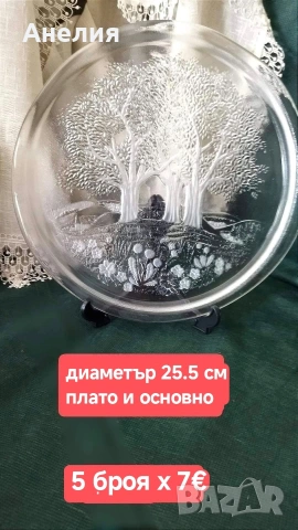 Купа и чинии с пейзажи , снимка 3 - Чинии - 55039958