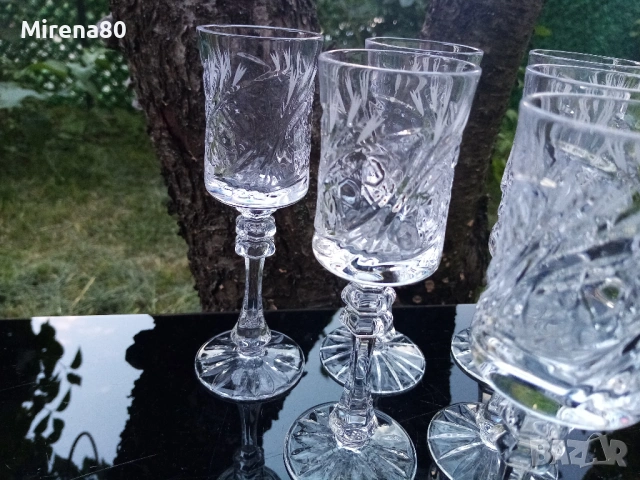 Кристален сервиз за ликьор - СССР !, снимка 2 - Сервизи - 54874924