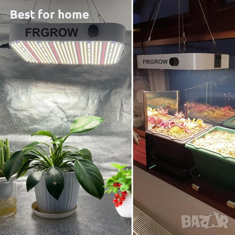 FRGROW 65W димируема LED лампа за растения, снимка 2 - Други - 54908738