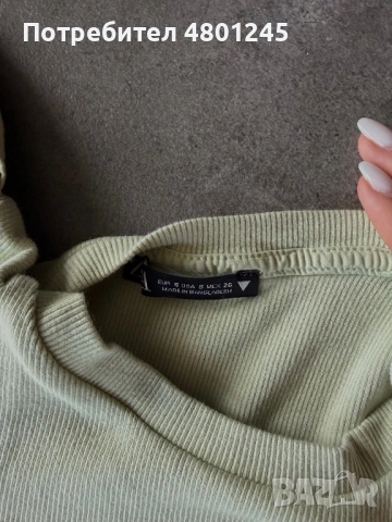 Ефектно боди ZARA с обемни ръкави тип "крила", снимка 2 - Други - 54241285