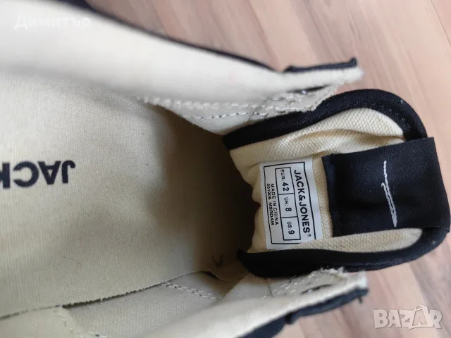 Оригинални мъжки обувки Jack & Jones 42, снимка 4 - Мокасини - 55412707