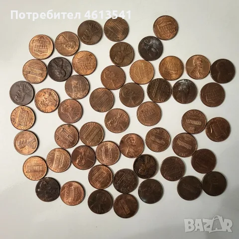 Лот по еди цент 51 броя, снимка 4 - Нумизматика и бонистика - 55506367