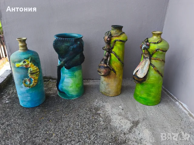 Керамични вази с декорация