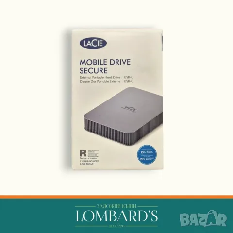 Преносим хард диск Lacie 5TB, N: 44173094