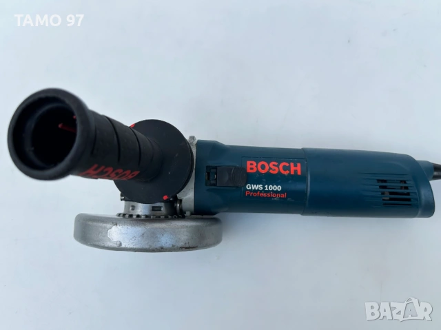 BOSCH GWS 1000 - Електрически ъглошлайф 1000W 125мм, снимка 2 - Ъглошлайфи - 54655563