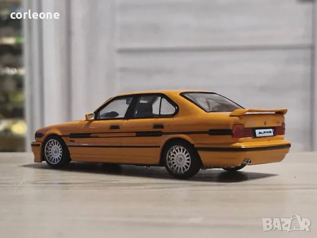 BMW ALPINA B10 Biturbo E34 1994 - мащаб 1:43 на Solido моделът е нов в PVC дисплей-кейс, снимка 3 - Колекции - 55567707