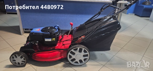 Самоходна бензинова косачка MTD 53см Briggs & Stratton 850 със стартер , снимка 3 - Градинска техника - 54461619