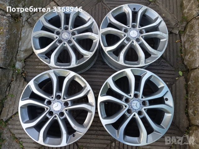 ОРИГИНАЛНИ ДЖАНТИ МЕРЦЕДЕС Ц КЛАСА 17" 5Х112 MERCEDES W205 C Class 5x112, снимка 2 - Гуми и джанти - 54544225