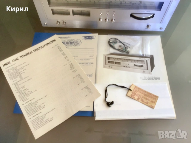Тунер MARANTZ 2100 L, снимка 10 - Ресийвъри, усилватели, смесителни пултове - 55248583