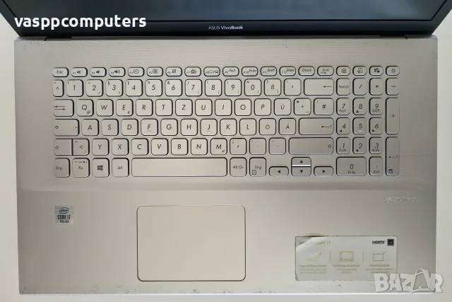 ASUS Vivobook 17 X712FA / 17.3" / i7-10510U / 8GB RAM / 256GB SSD NVMe, снимка 3 - Лаптопи за работа - 52651907