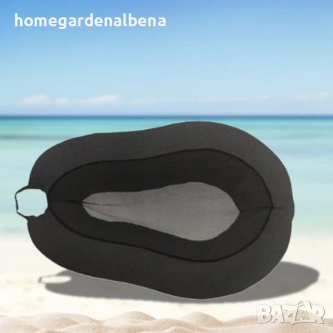 Въздушен шезлонг за релакс – без помпа, лек и преносим, с чанта, снимка 4 - Градински мебели, декорация  - 54167167