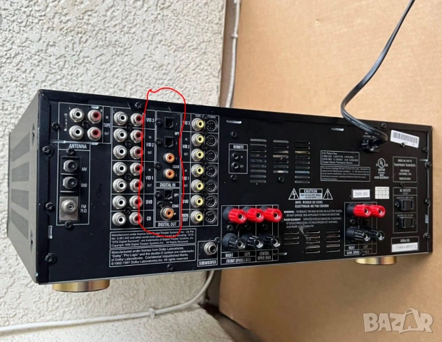 Receiver Harman Kardon AVR-2000 / 3000 / 4000 / 5000 DSP - платка за цифровите входове и изходи I/O, снимка 2 - Други - 54957269