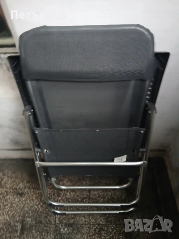 Удобен алуминиев сгъваем стол за дома и градината, снимка 2 - Столове - 54064171