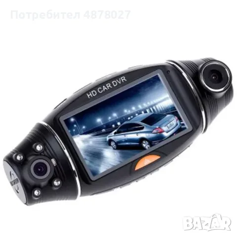 Камера за кола R310 TFT с GPS модул за проследяване и два обектива за HD AC47