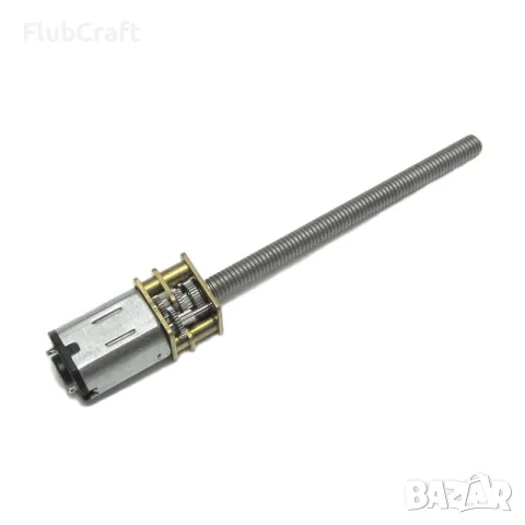 Мини Мотор с Редуктор 12V 100 RPM Дълъг Винт