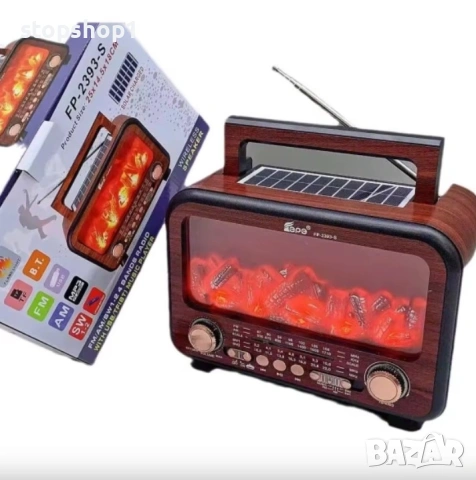 Соларно радио FP-2393S - Bluetooth, FM радио, МP3 плеър, USB и SD card