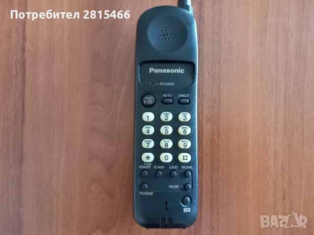 Домашен стационарен безжичен телефон PANASONIC, снимка 2 - Стационарни телефони и факсове - 40357181