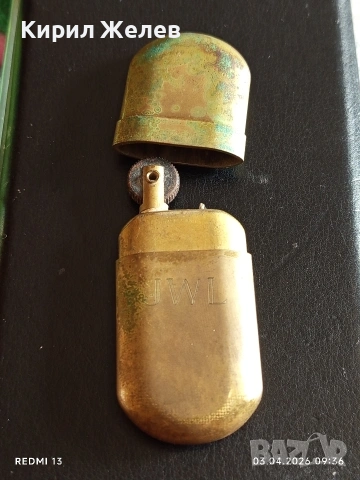 Винтидж колекционерска бензинова запалка BRASS N5 за ценители 54525, снимка 6 - Колекции - 54074300