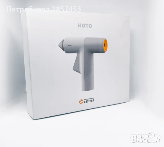Пистолет за горещ силикон / USB-C / 30s heating / 10 glue sticks / нов