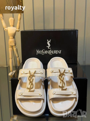 Yves Saint Laurent Нови Дамски Чехли Различни Цветове YSL, снимка 3 - Чехли - 55082809