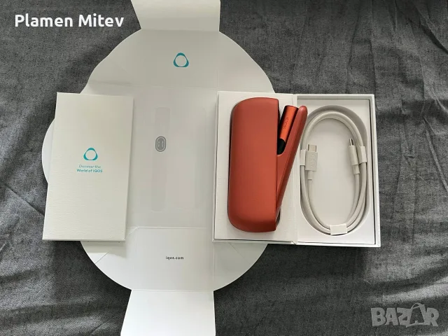 Iqos iluma i червен нов, снимка 2 - Електронни цигари - 55304583