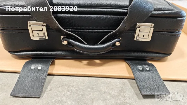 Продавам куфар от естествена телешка кожа, снимка 8 - Куфари - 55623225