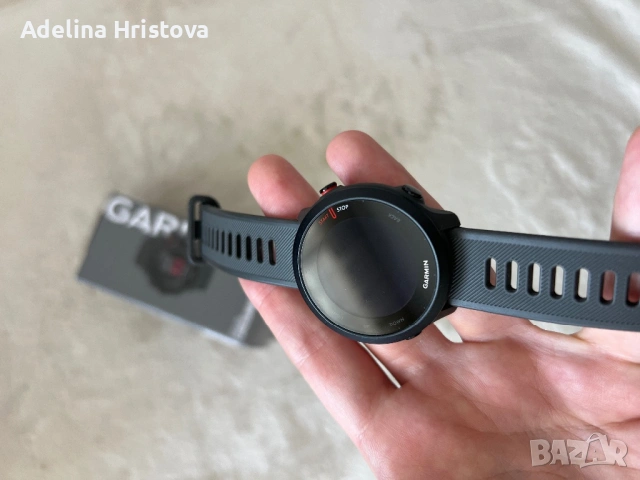 Garmin Forerunner 55 GPS спортен часовник – отлично състояние, с кутия и зарядно, снимка 7 - Друга електроника - 54768285