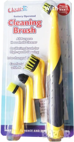 Комплект електрическа четка за почистване с 4 глави