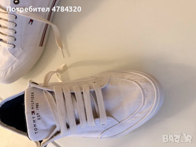 Tommy Hilfiger core corporate textile sneaker 41-42, снимка 4 - Спортни обувки - 54057811