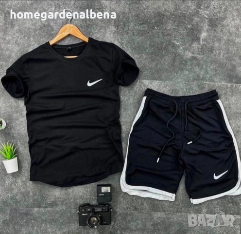 Мъжки летен спортен екип Nike – Тениска + Шорти! 👕🩳☀️, снимка 2 - Спортни дрехи, екипи - 54316659