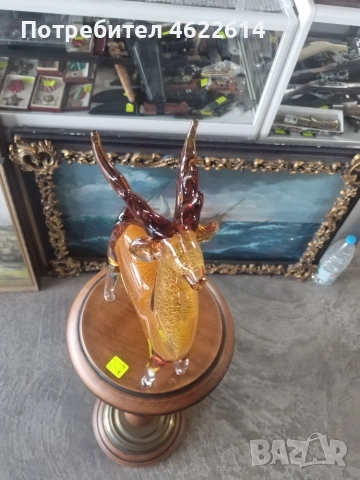 ПРОДАВАМ УНИКАЛНА ФИГУРА НА ЕЛЕН, МОРАНО , снимка 4 - Антикварни и старинни предмети - 55128411