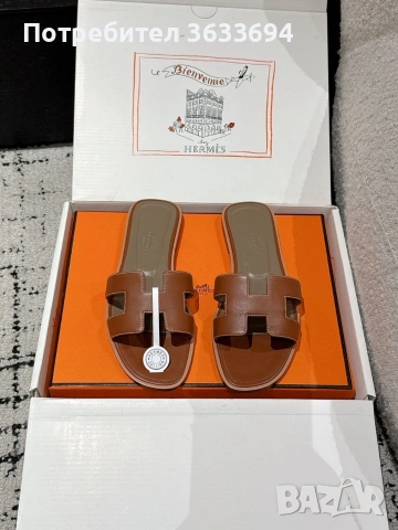 чисто нови чехли Hermes