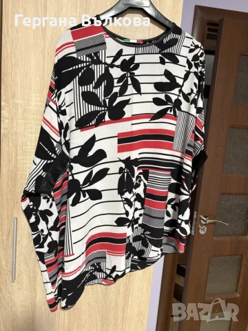 Асиметрична ефирна блуза