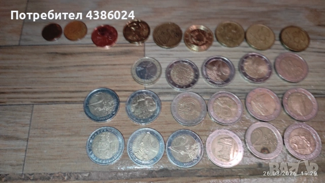 ЕВРОМОНЕТИ ОТ 2, 1 ЕВРО И 50 И 20 ЕВРО ЦЕНТА ЗА КОЛЕКЦИОНЕРИ, снимка 5 - Нумизматика и бонистика - 53990012