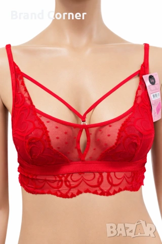 Дамски червен сутиен Hunkemöller - размер S
