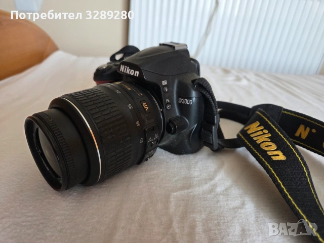фотоапарат Никон професионален D3000, снимка 2 - Фотоапарати - 54986526