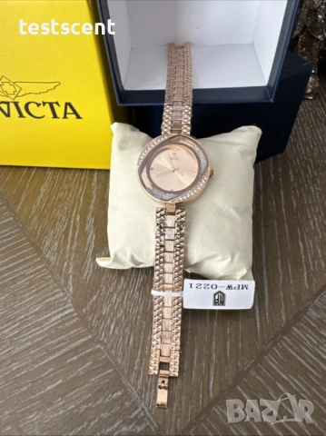 Дамски часовник Montres Prestige x Invicta Rose Gold 30мм (НОВ, с кутия), снимка 2 - Дамски - 53954896