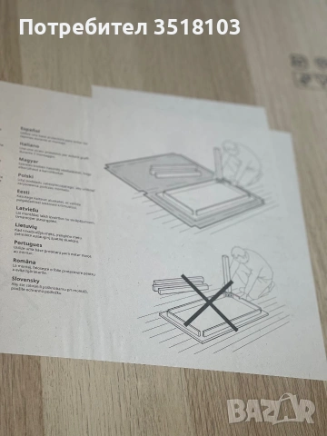 IKEA бюро – 140 × 60 см, снимка 6 - Бюра - 55252039