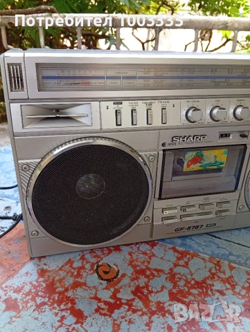 Касетофон Sharp GF 8787, снимка 2 - Радиокасетофони, транзистори - 55068516